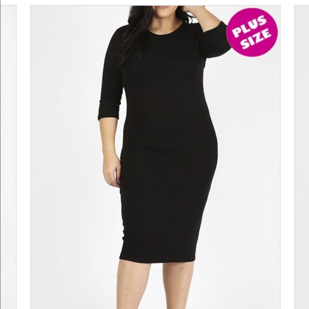 Plus size women’s black dress! - Picture 2 of 2